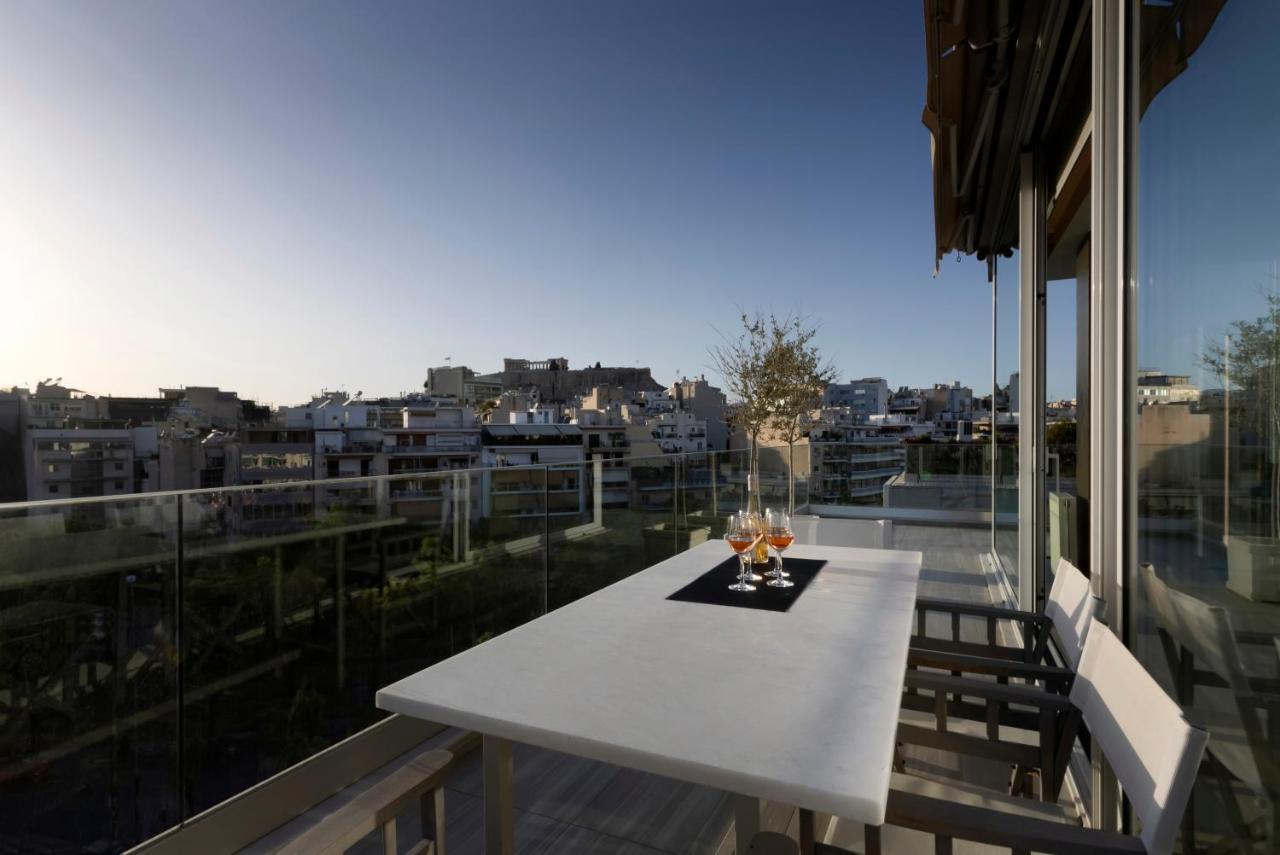 Ueber Lux 2 Bedroom New Penthouse With Acropolis View Athen Eksteriør bilde