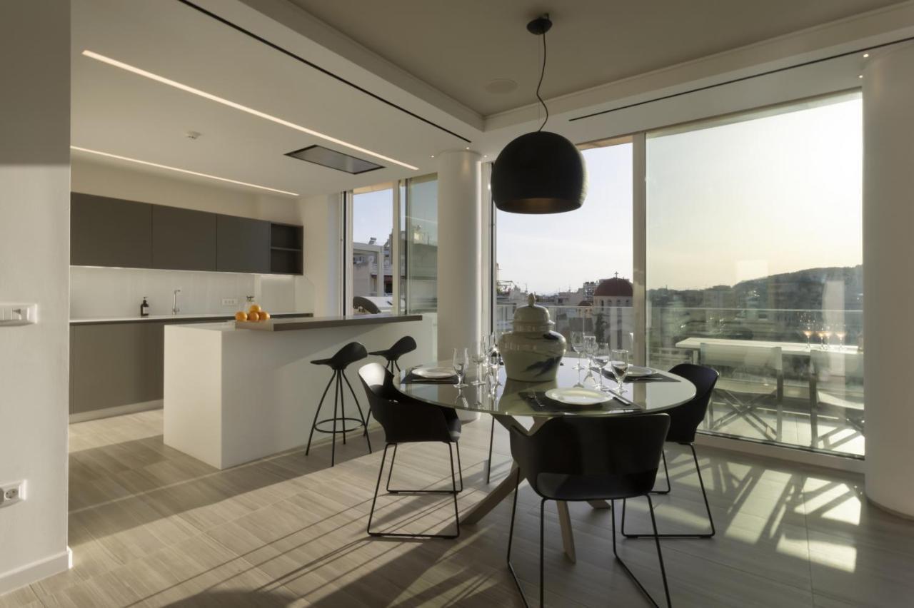 Ueber Lux 2 Bedroom New Penthouse With Acropolis View Athen Eksteriør bilde